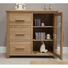 Opus Modern Oak Small Glazed Chest